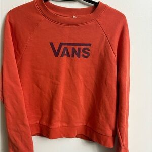 Vans Women's Orange Sweater small